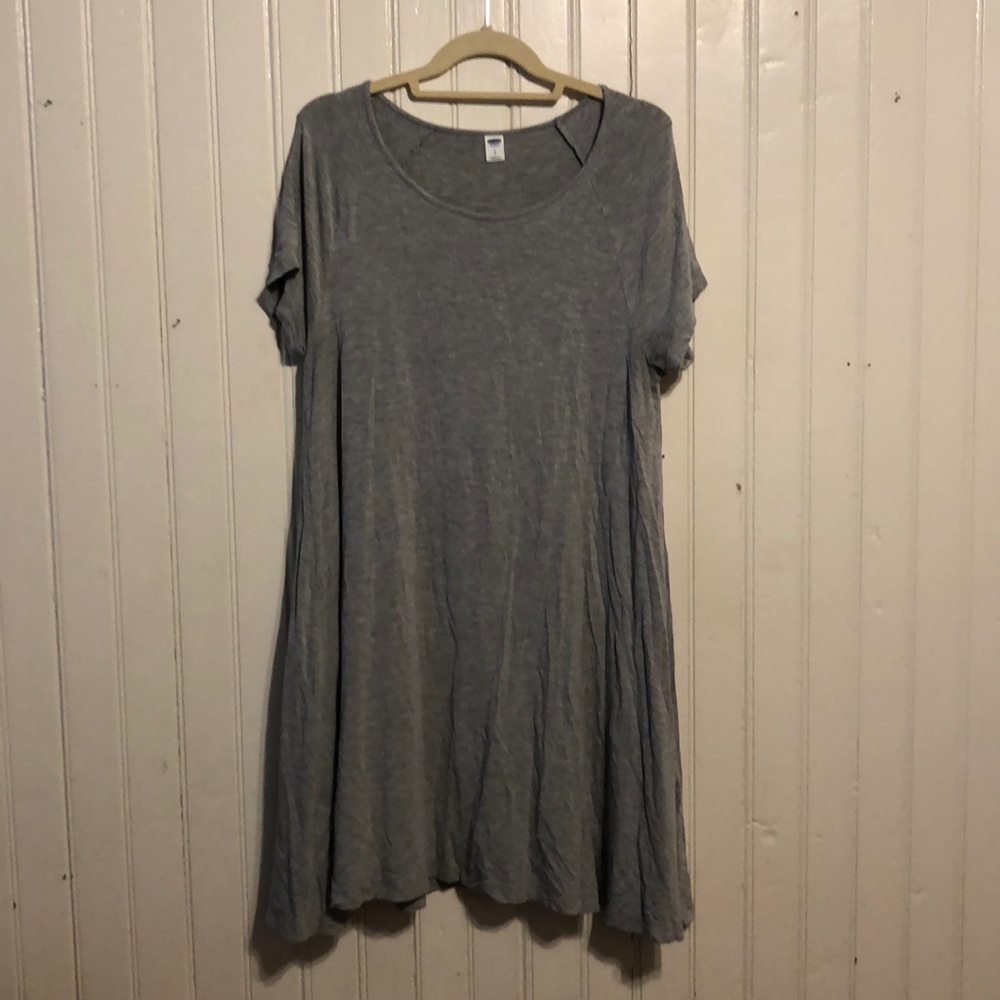 Old Navy Grey Swing Dress